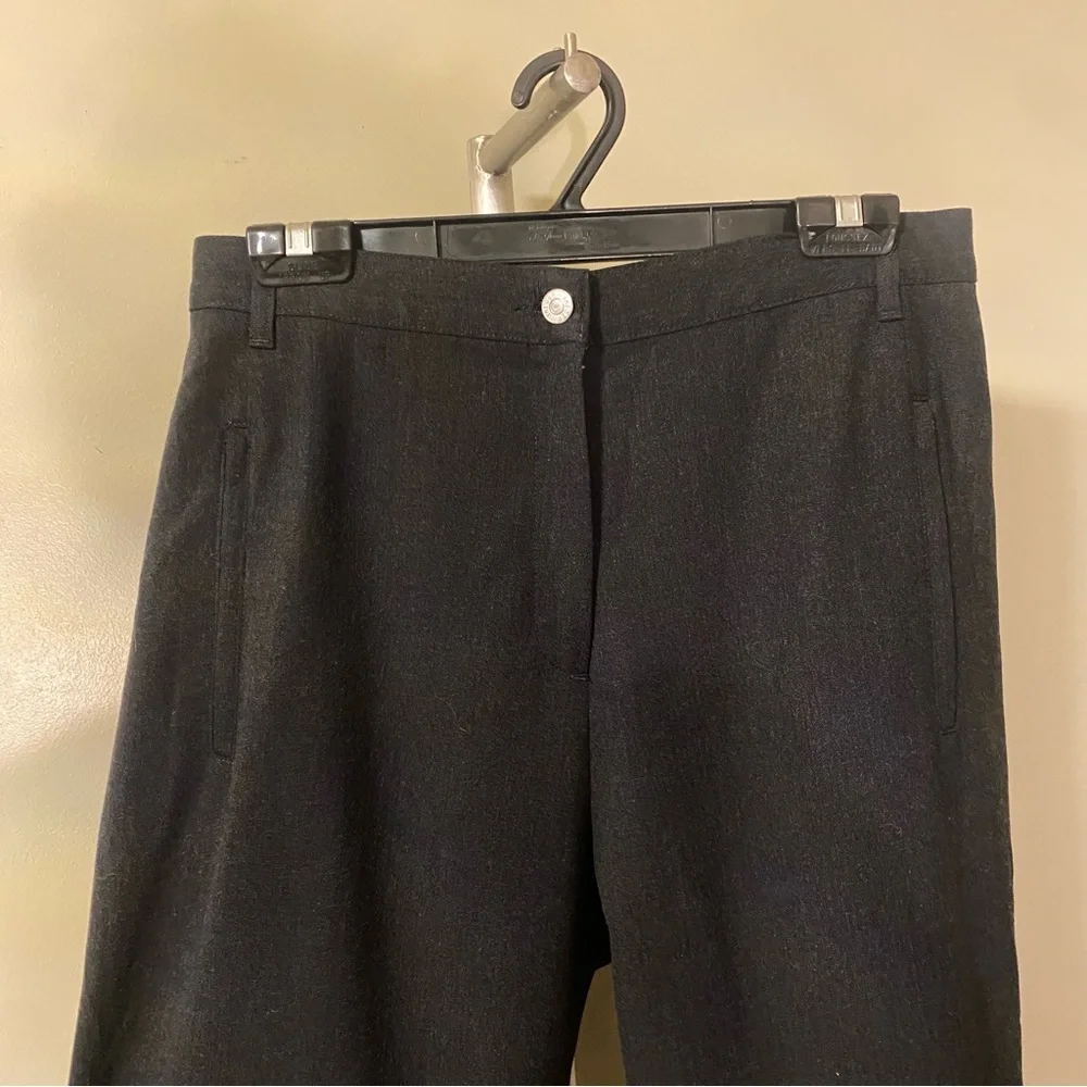 Jaeger - Straight Leg Wool Pants - Picture 2 of 8